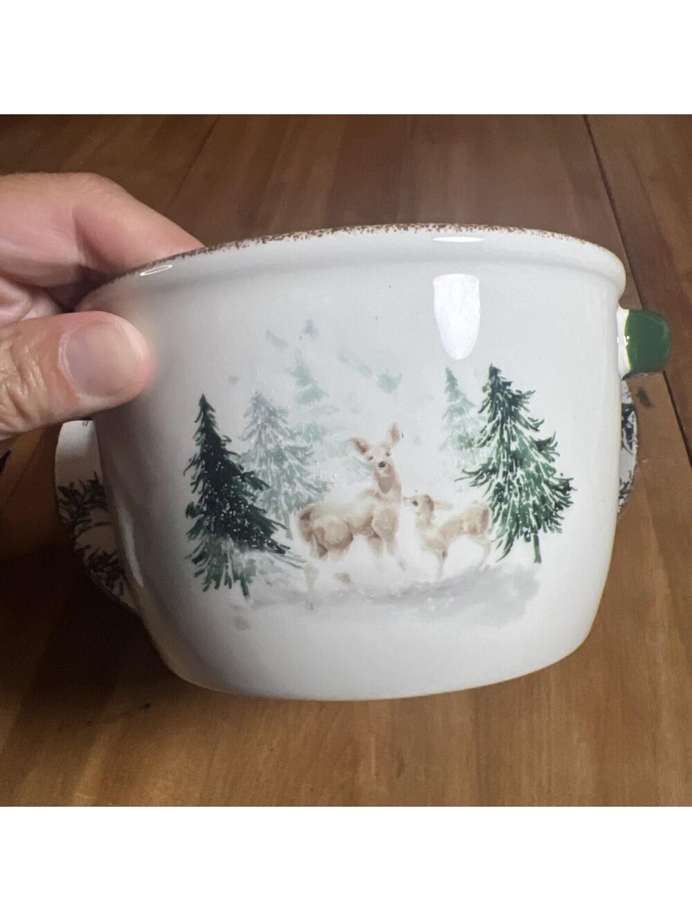 Robert Stanley Aspen Cove Deer & Doe 4pc Dish Set, New - Picture 5 of 9